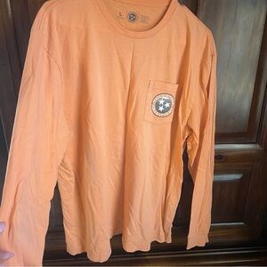 Comfortable Orange Long Sleeve Top